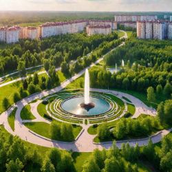 Парк Гагарина в Новокузнецке - лучшее место для прогулок