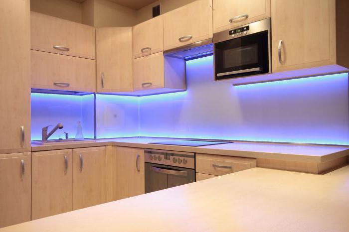 Подсветка для кухни под шкафы светодиодная схема подключения