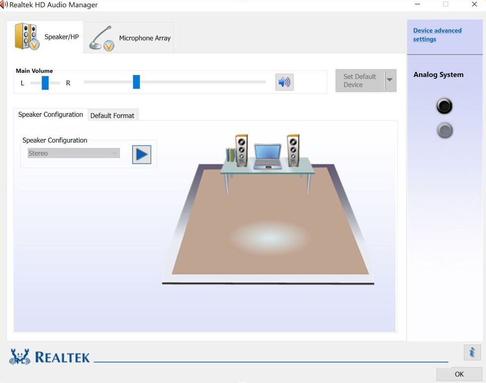 Как подключить колонки диспетчер realtek hd