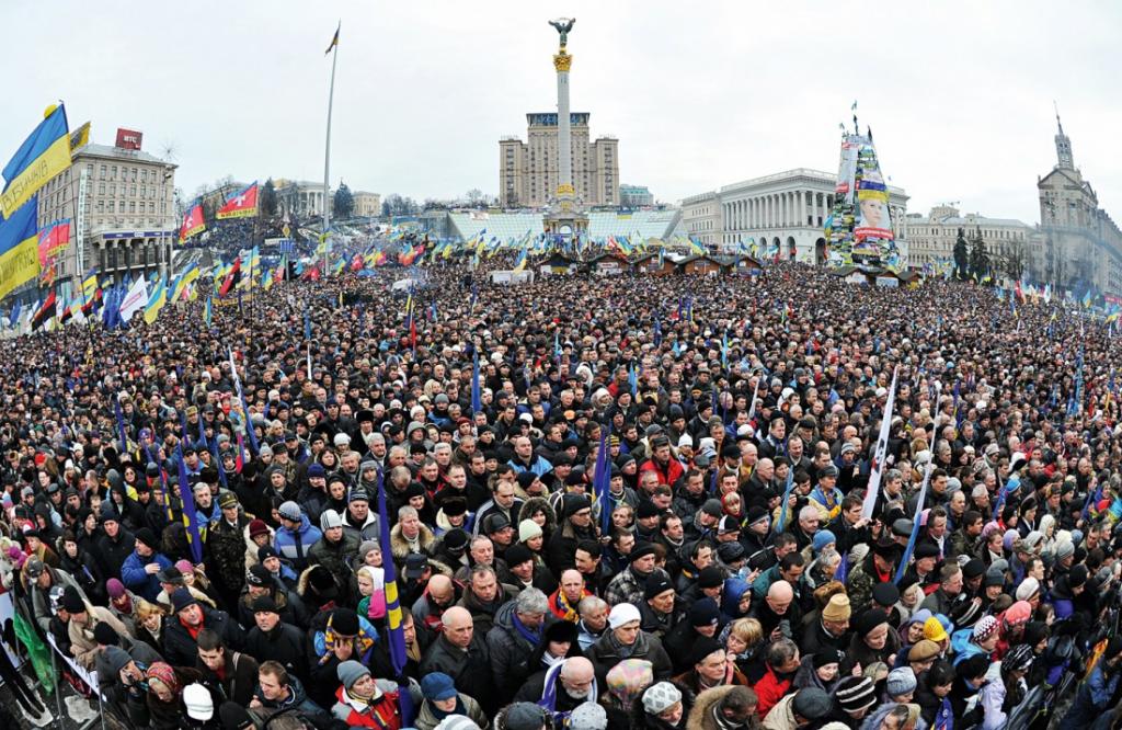 Протестная акция на Майдане