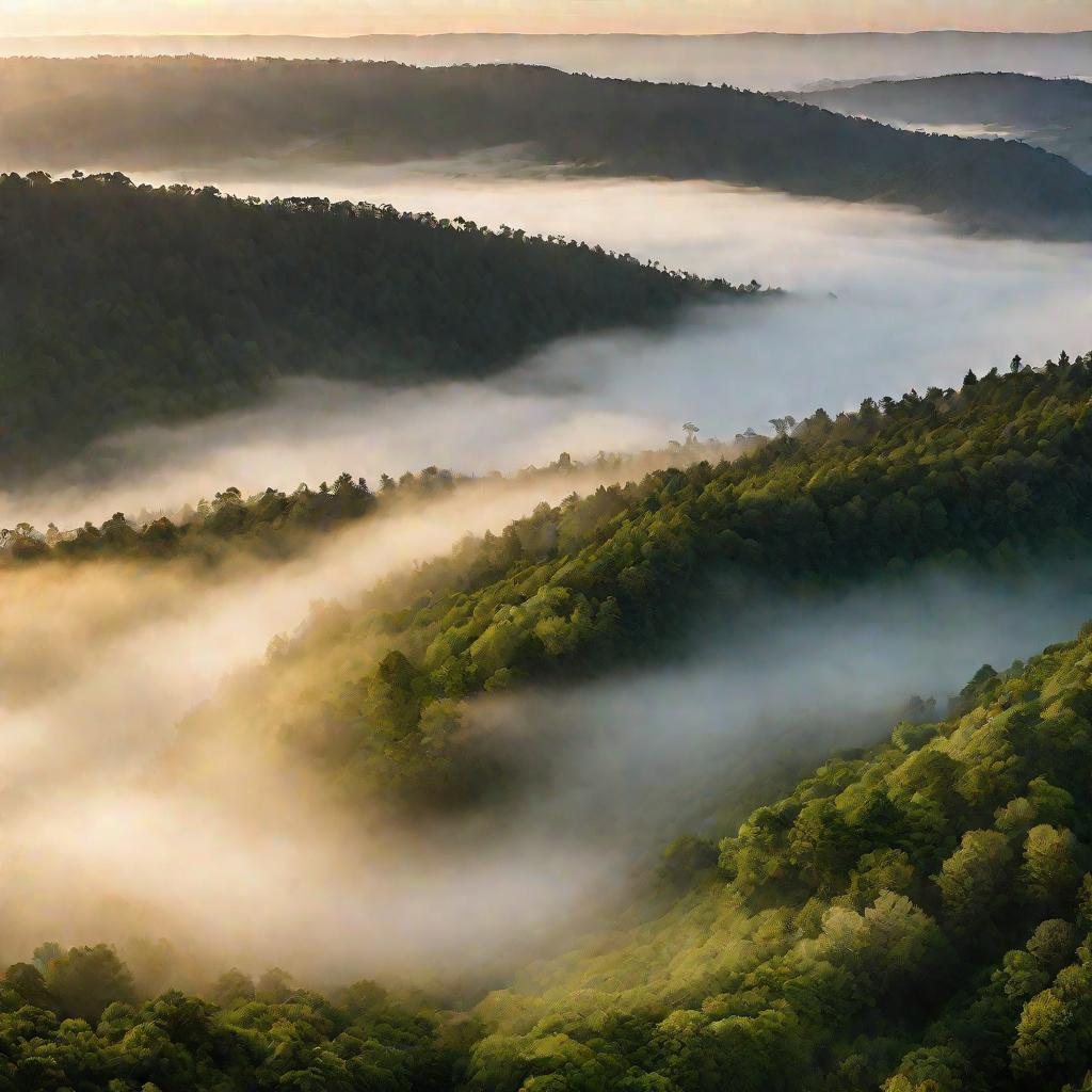 Панорама извилистой дороги