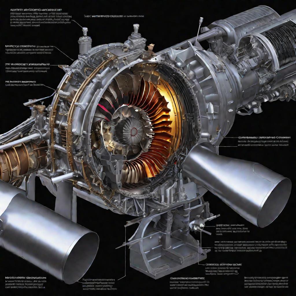 Внутреннее устройство турбовинтового двигателя