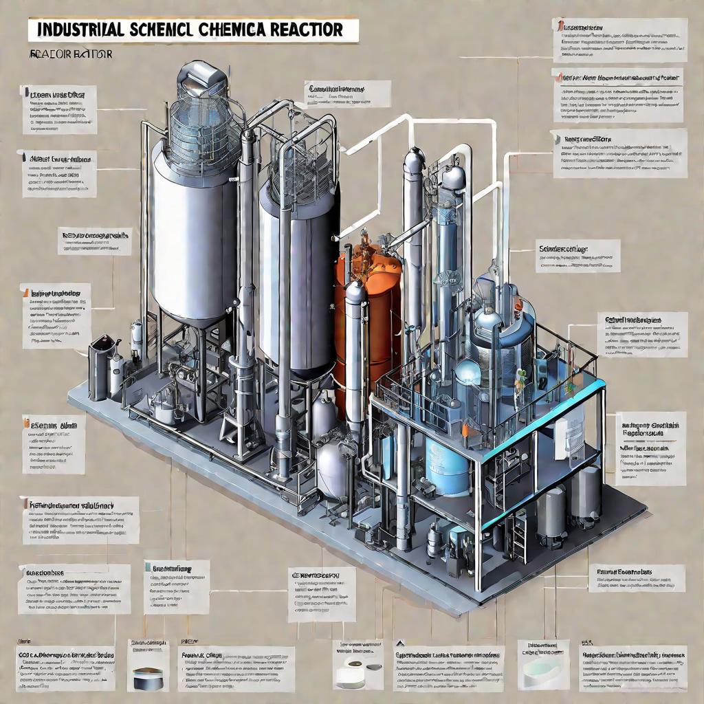 Схема промышленного химического реактора