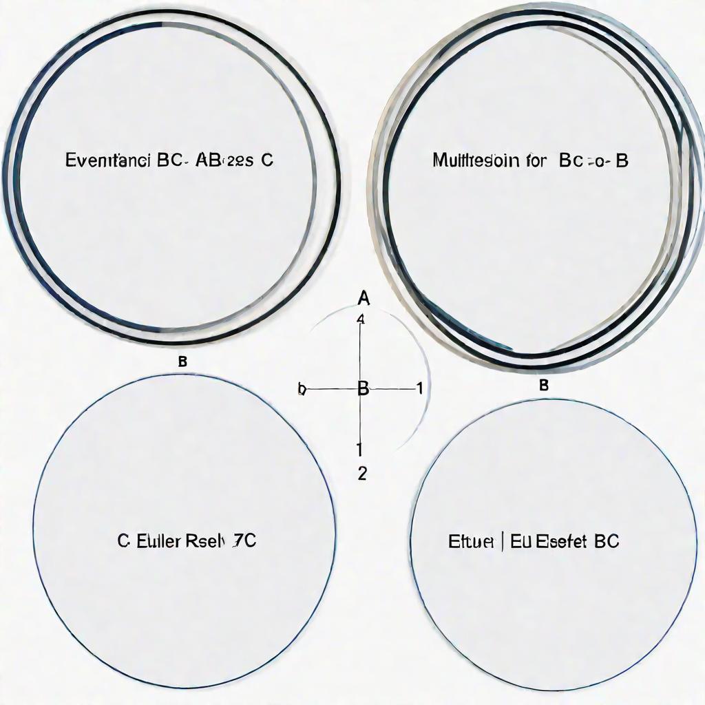Диаграмма Эйлера-Венна из трех перекрывающихся кругов