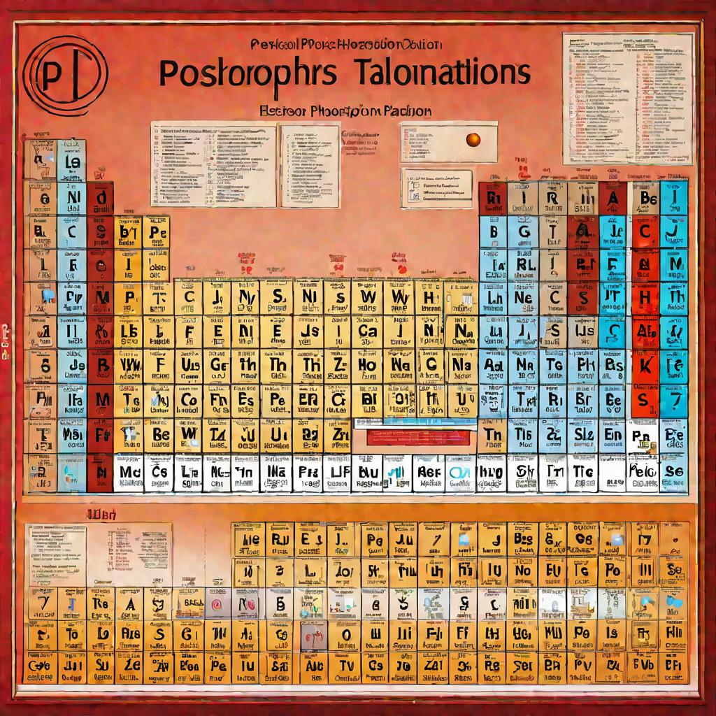 Периодическая таблица, фосфор